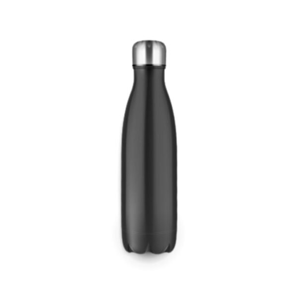 Stainless Steel - Vacuum Insulated Bottle - Black