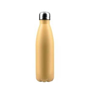 Stainless Steel - Vacuum Insulated Bottle -Yellow